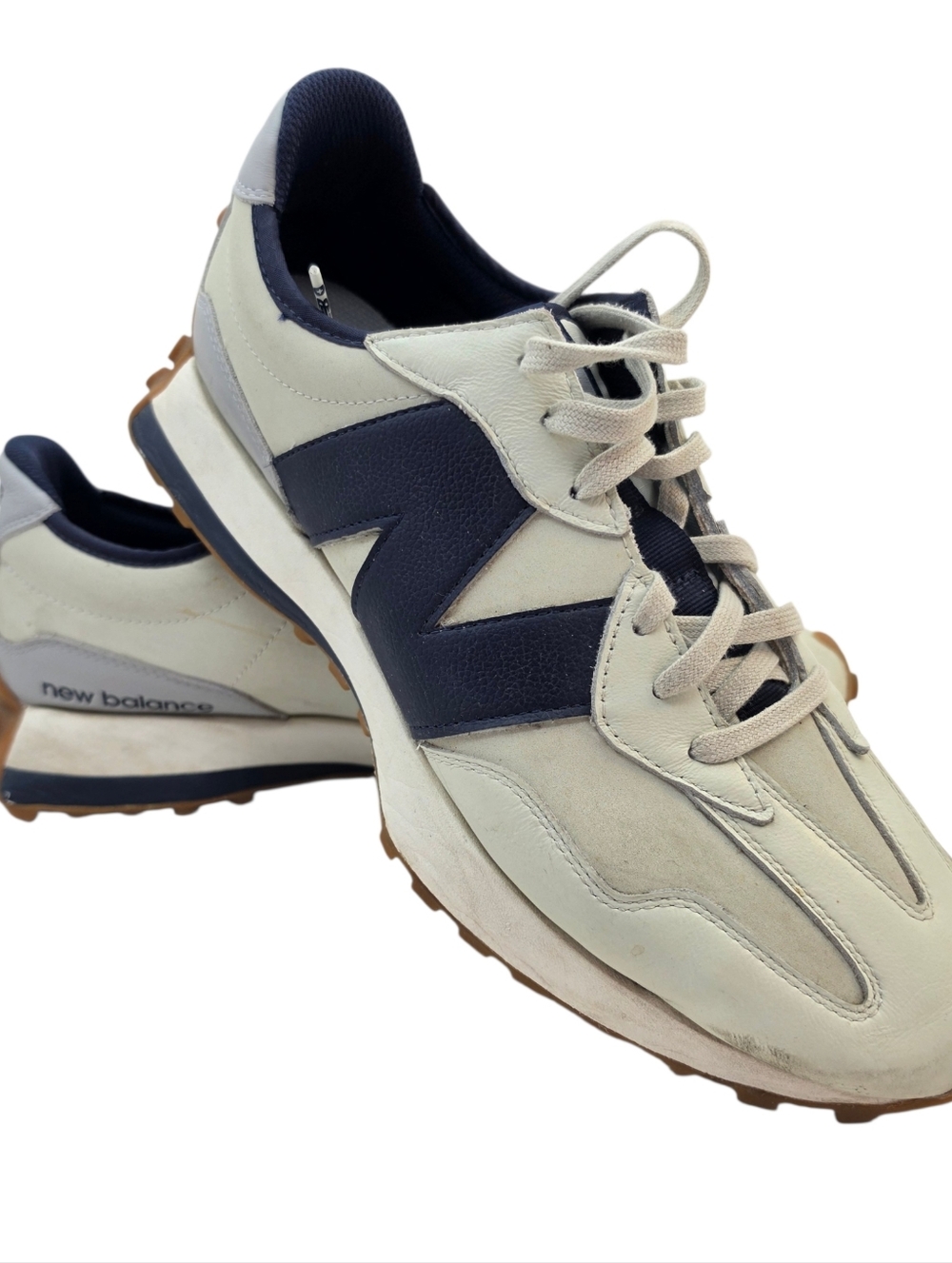 New Balance 327 X Figs Gray and Navy Athletic Shoes Men's 12 Unisex
